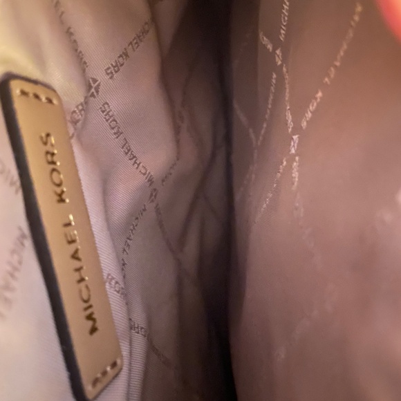 Michael Kors Maple Camel Leather Studded Satchel - Picture 8 of 12